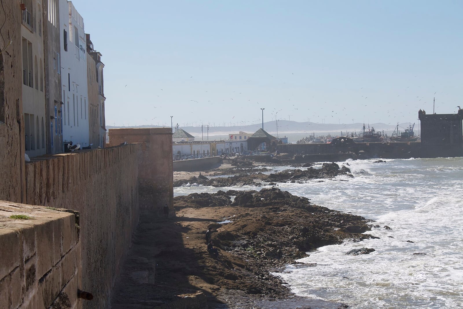 Verified view of Essaouira's Atlantic city walls