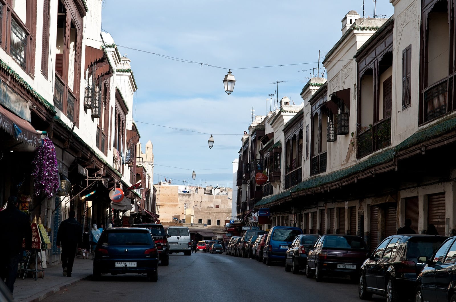 Verified view of the former Jewish quarter of Fès