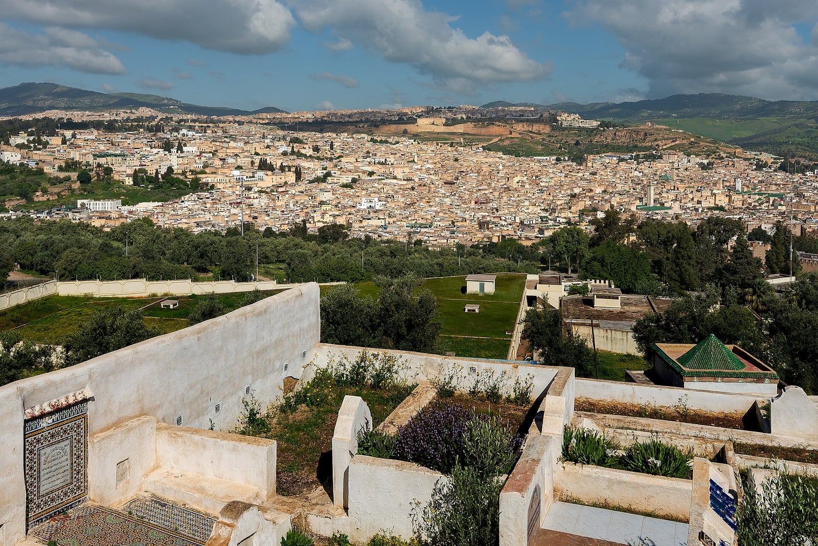 Verified panoramic view of the medina of Fès