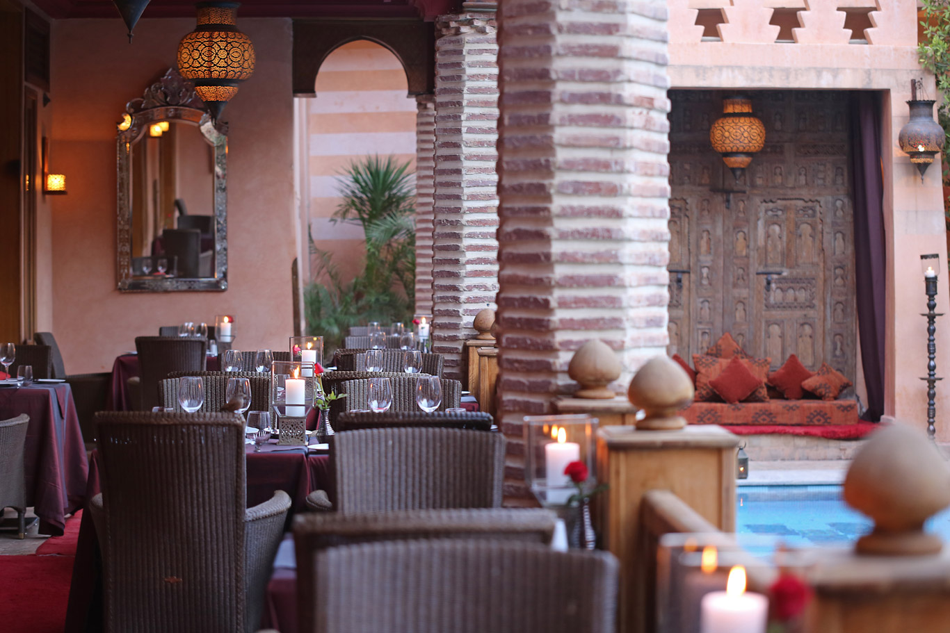 Junior Suite vue jardin — La Maison Arabe